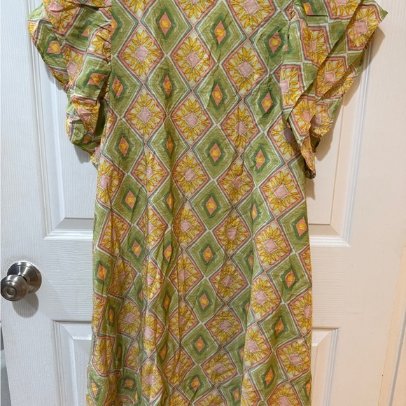 Very J Pastel Geometric Print Dress - Picture 6 of 8